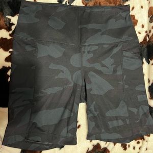 camo bike shorts